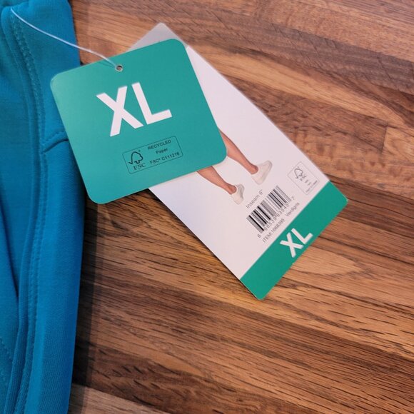 Mondetta Jacaranda 6" Inseam Scuba High Rise Shorts Green - Picture 5 of 10